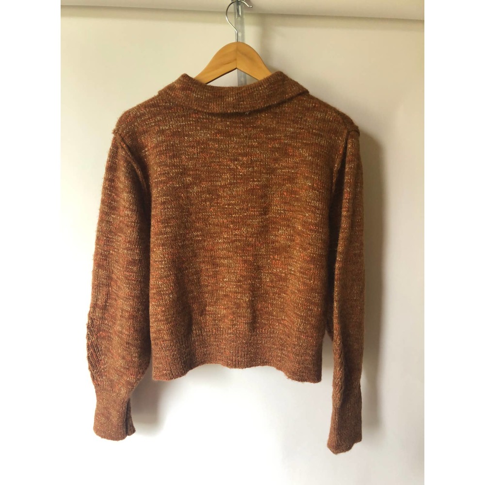 Universal Thread Rust Brown Button-Up Knit Cardigan - Picture 5 of 7